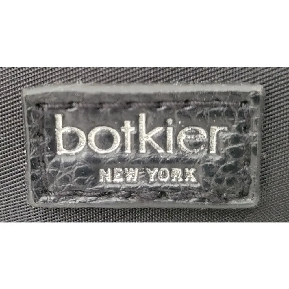 Botkier New York Black Nylon Leather Backpack Silver Hardware Women’s Bag
